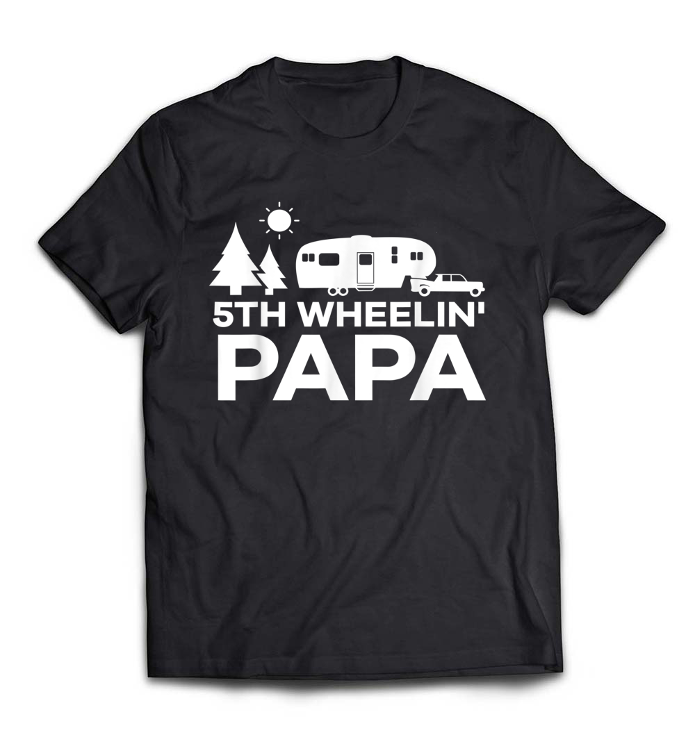 “Men’s Papa Camping” T-Shirt – The Perfect Gift for RV Lovers and Camping Enthusiasts